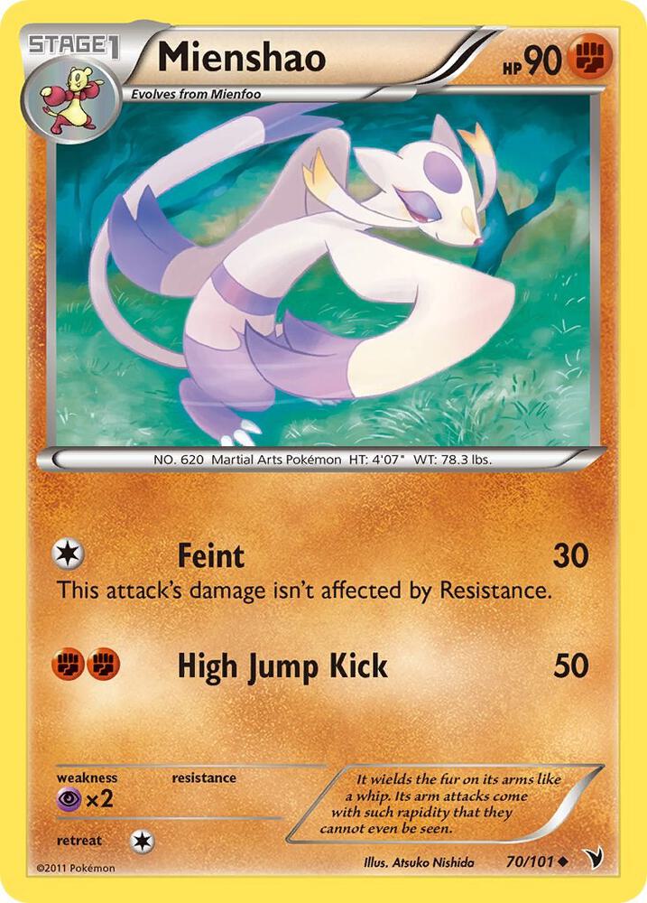 Pokemon Mienshao 70/101 Noble Victories