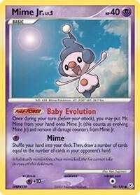 Pokemon Mime Jr. 90/130 Diamond & Pearl