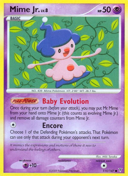 Pokemon Mime Jr. 115/147 Supreme Victors