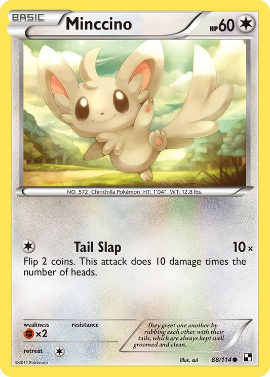 Pokemon Minccino 88/114 Black & White
