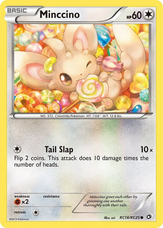 Pokemon Minccino RC18/RC25 Legendary Treasures