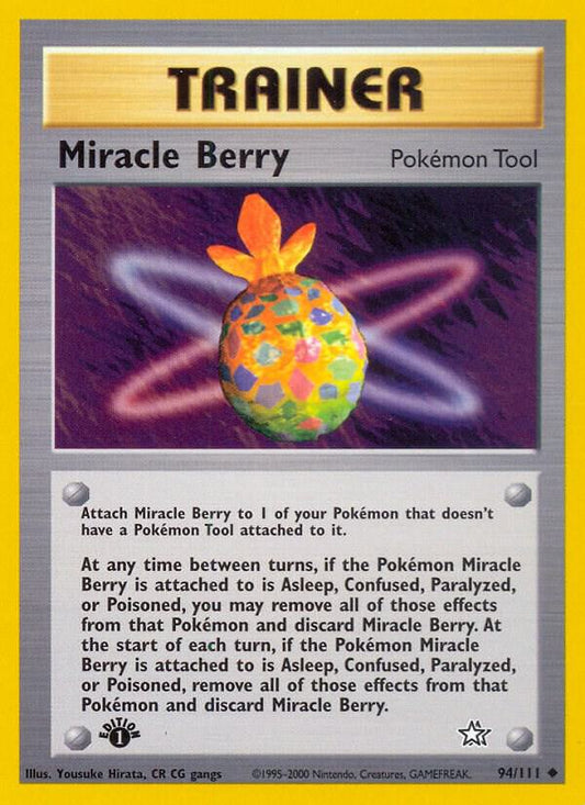 Pokemon Miracle Berry # 94 Neo Genesis