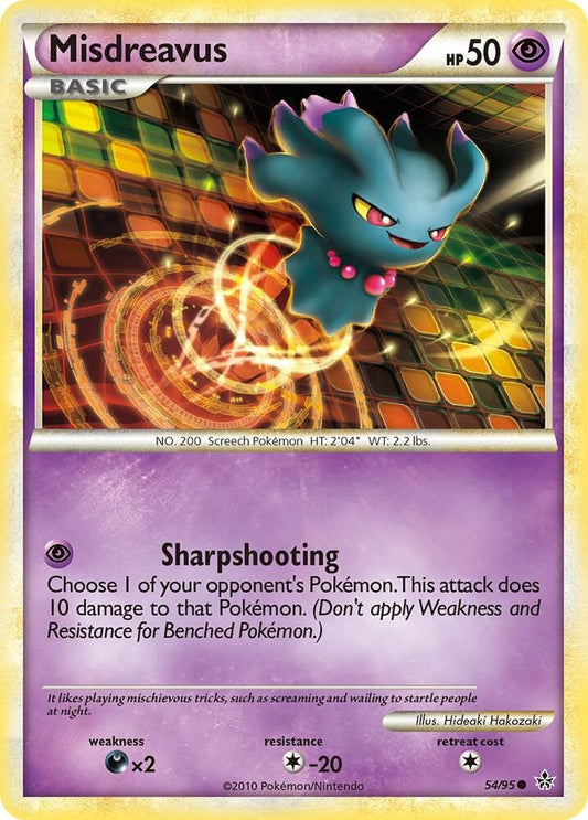 Pokemon Misdreavus 54/95 Unleashed