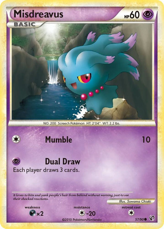 Pokemon Misdreavus 57/90 Undaunted