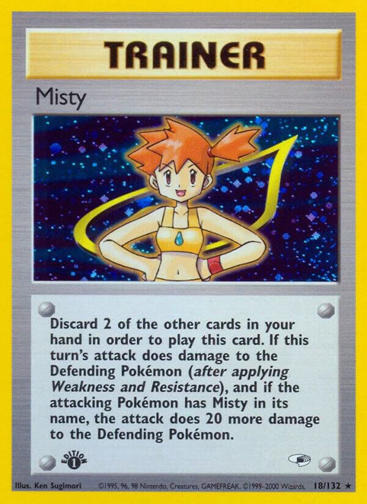 Pokemon Misty 18/132 Gym Heroes