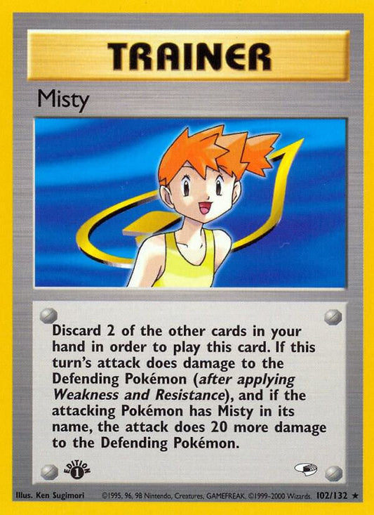 Pokemon Misty 102/132 Gym Heroes