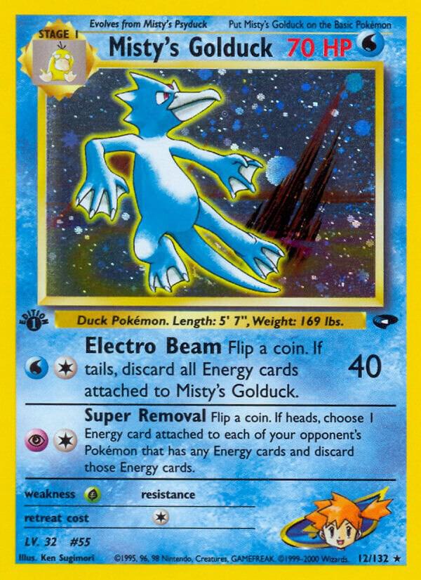 Pokemon  Misty's Golduck 12/132 Gym Challenge