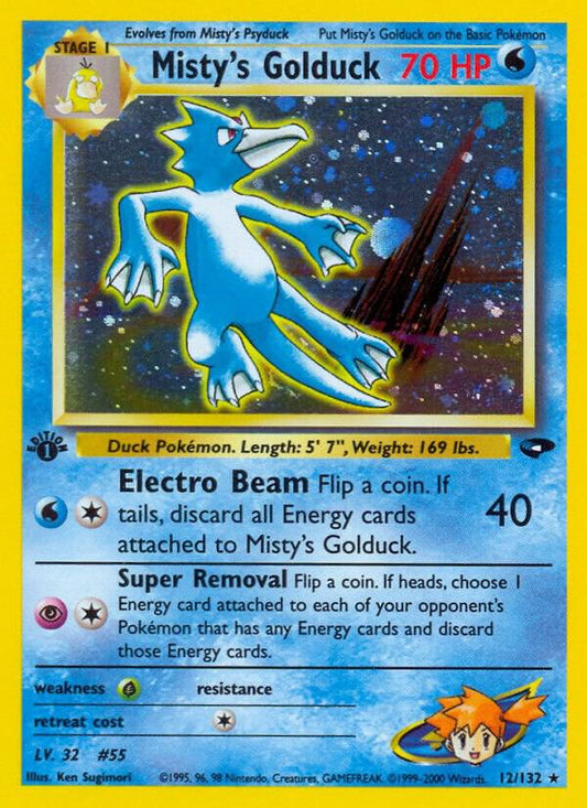 Pokemon  Misty's Golduck 12/132 Gym Challenge
