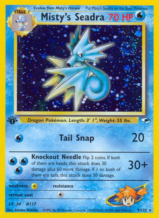 Pokemon Misty's Seadra 9/132 Gym Heroes