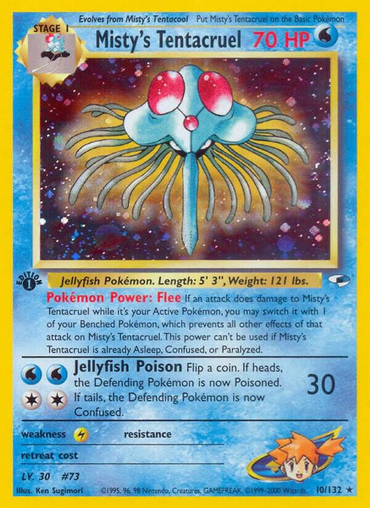 Pokemon Misty's Tentacruel 10/132 Gym Heroes