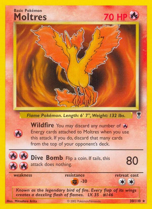 Pokemon Moltres 30/110 Legendary Collection