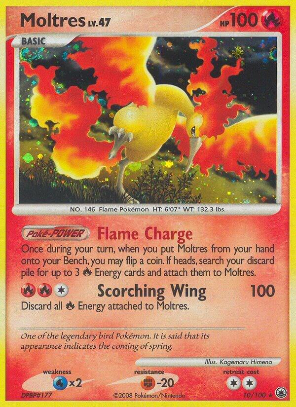 Pokemon Moltres 10/100 Majestic Dawn