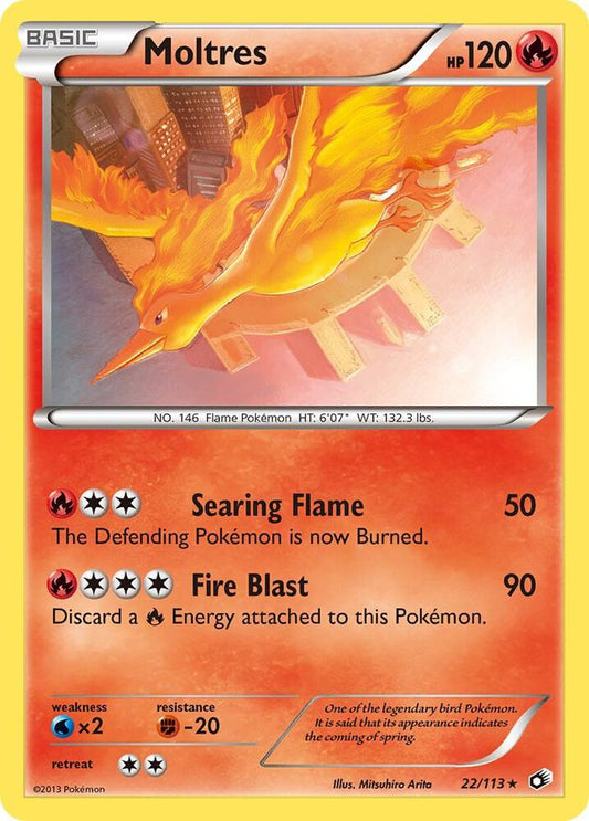 Pokemon Moltres 22/113 Legendary Treasures
