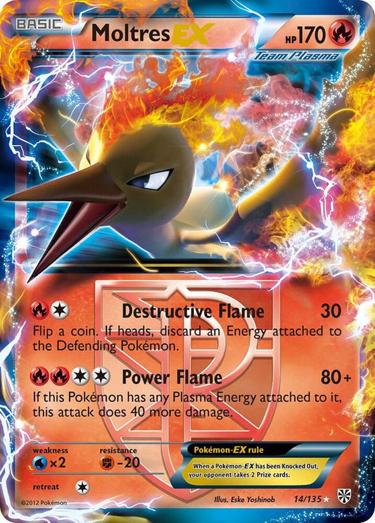 Pokemon Moltres EX 14/135 Plasma Storm