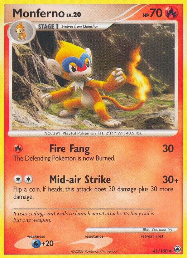 Pokemon Monferno 41/100 Majestic Dawn