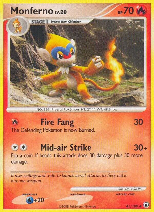 Pokemon Monferno 41/100 Majestic Dawn