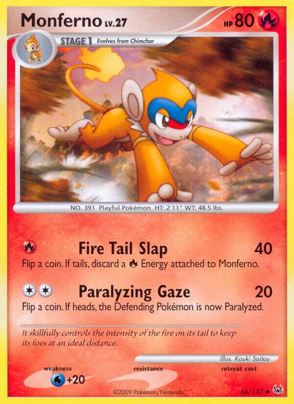 Pokemon Monferno 56/127 Platinum