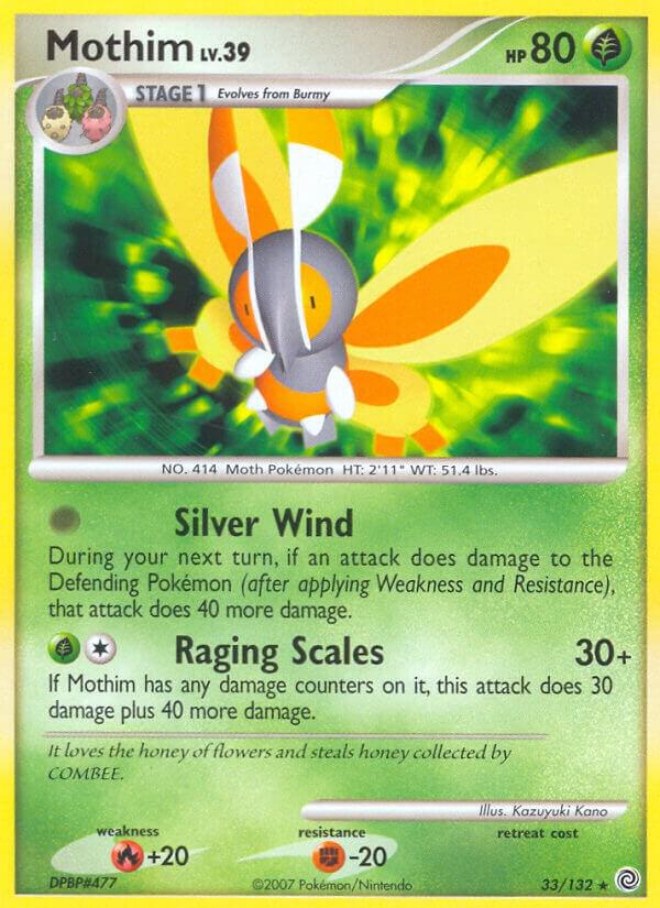Pokemon Mothim 33/132 Secret Wonders