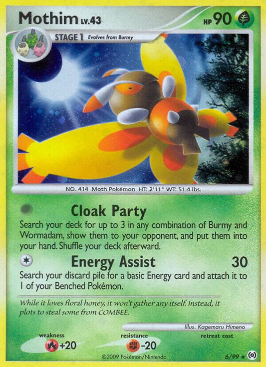 Pokemon Mothim 6/99 Arceus