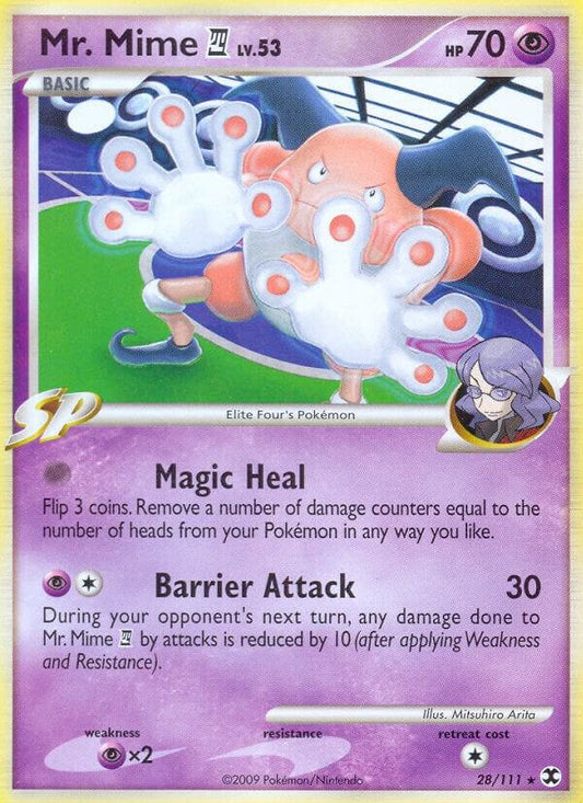Pokemon Mr. Mime E4 28/111 Rising Rivals