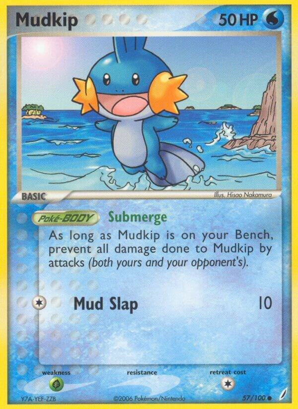 Pokemon Mudkip 57/100 Crystal Guardians