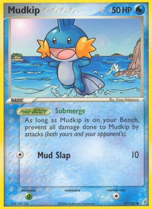 Pokemon Mudkip 57/100 Crystal Guardians