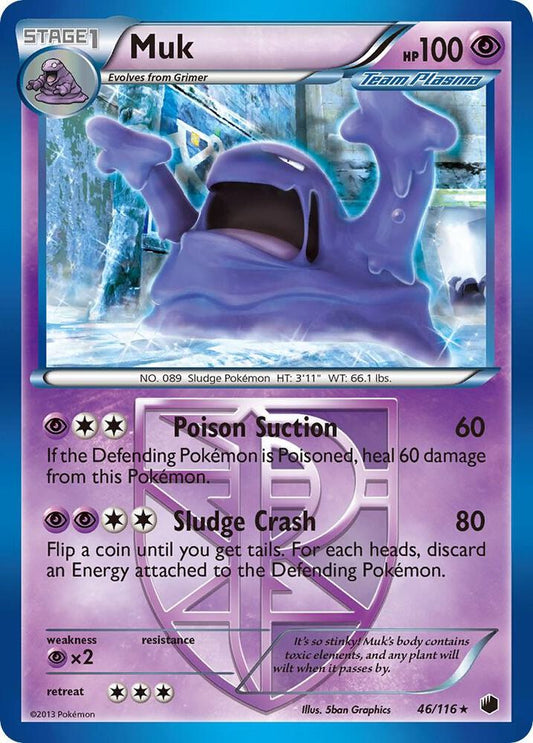 Pokemon Muk 46/116 Plasma Freeze