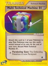 Pokemon Multi Technical Machine 01 144/165 Expedition Base Set