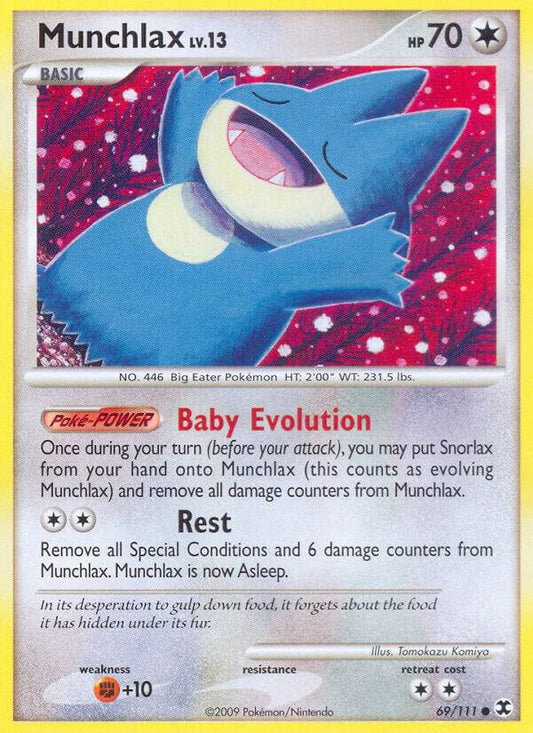 Pokemon Munchlax 69/111 Rising Rivals
