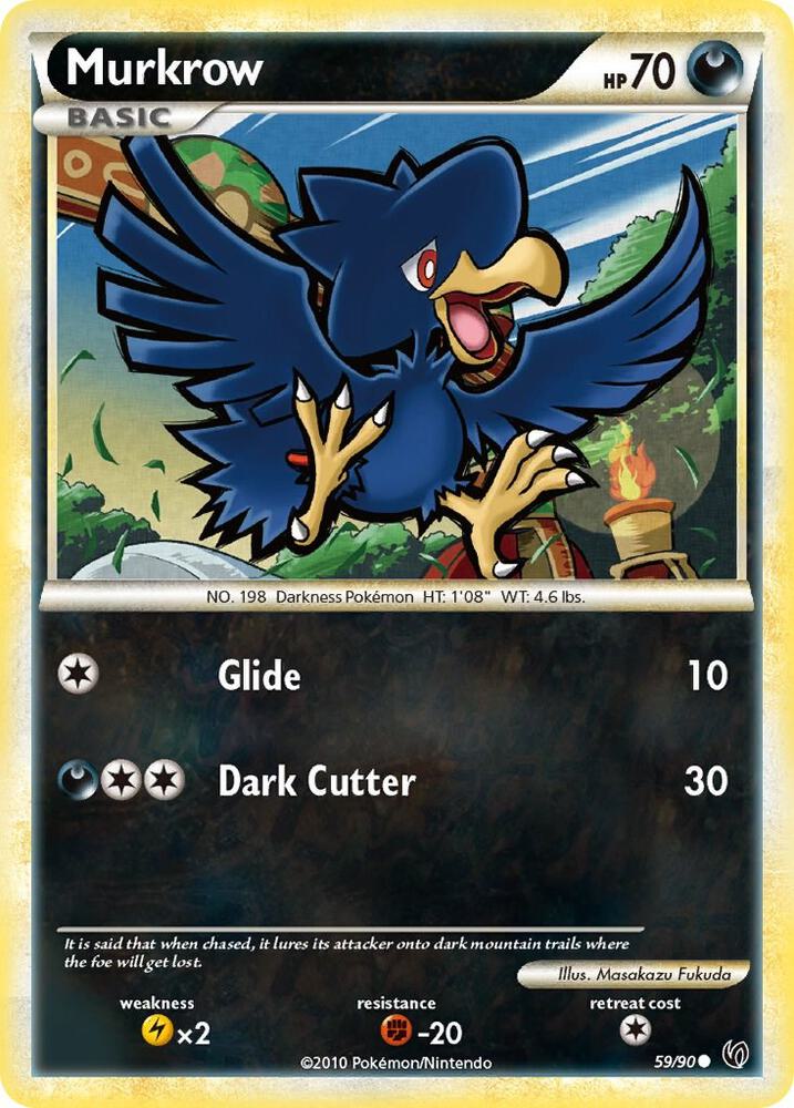 Pokemon Murkrow 59/90 Undaunted