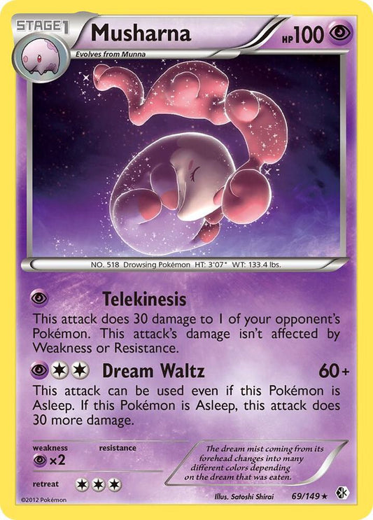 Pokemon Musharna 69/149 Boundaries Crossed