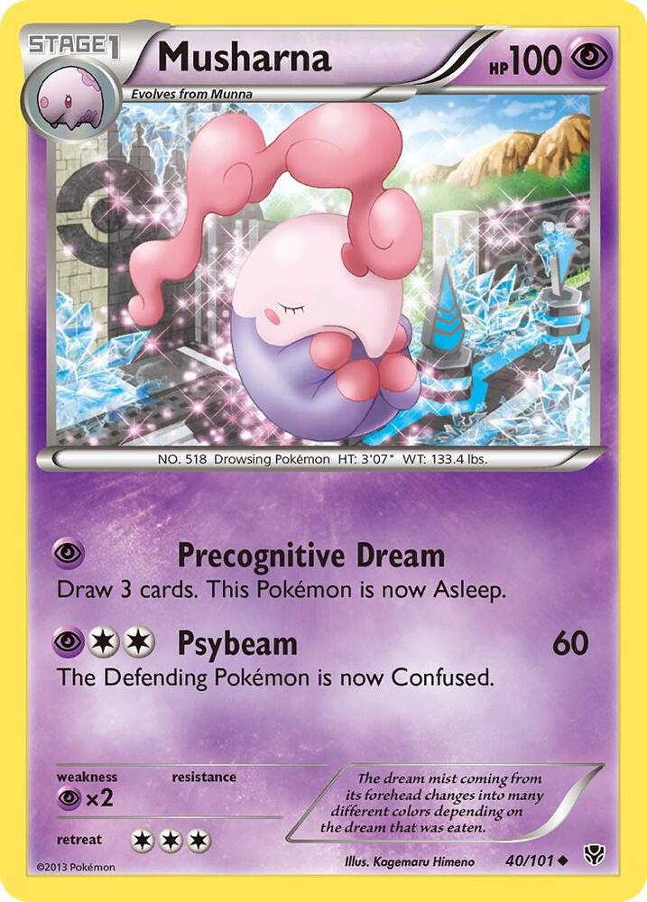 Pokemon Musharna 40/101 Plasma Blast