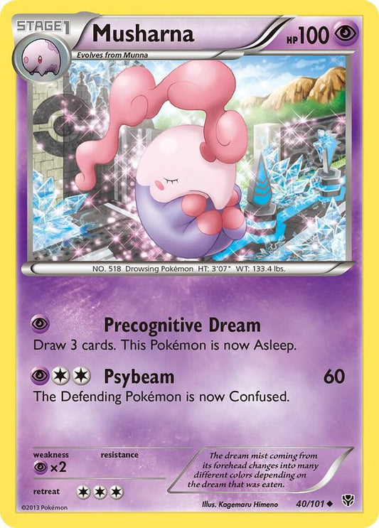 Pokemon Musharna 40/101 Plasma Blast