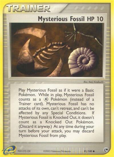Pokemon Mysterious Fossil 91/100 Sandstorm