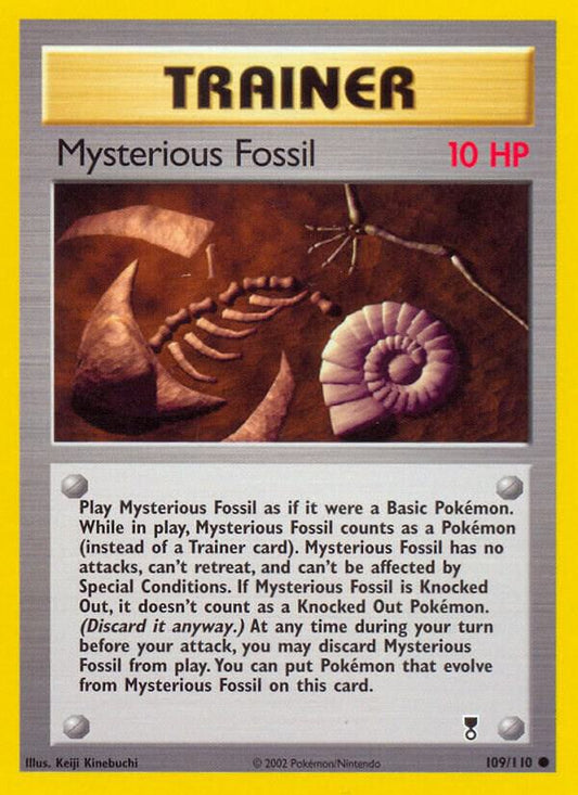 Pokemon Mysterious Fossil 109/110 Legendary Collection