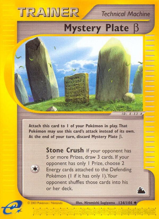 Pokemon Mystery Plate Alpha 133/144 Skyridge