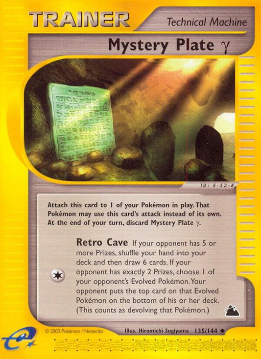 Pokemon Mystery Plate Gamma 135/144 Skyridge