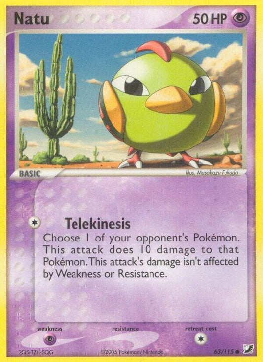 Pokemon Natu 63/115 Unseen Forces