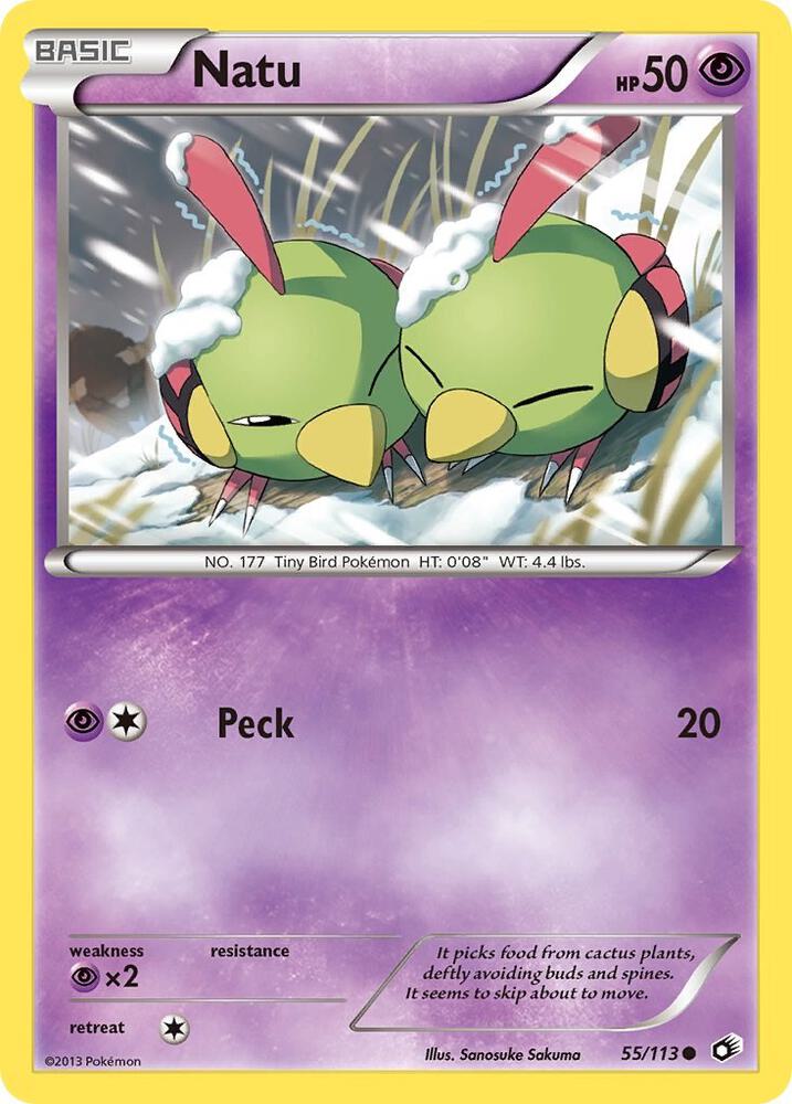 Pokemon Natu 55/113 Legendary Treasures