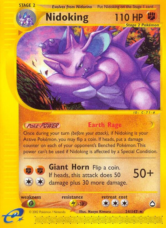 Pokemon Nidoking 24/147 Aquapolis