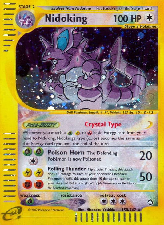 Pokemon Nidoking 150/147 Aquapolis