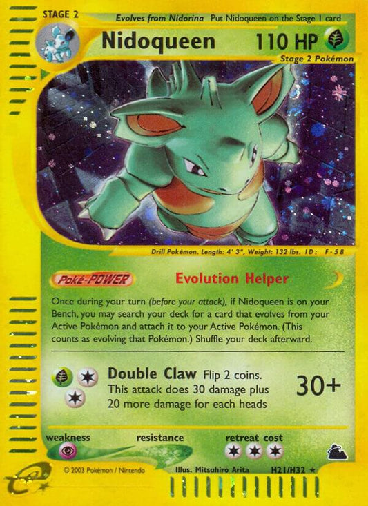 Pokemon Nidoqueen H21/144 Skyridge