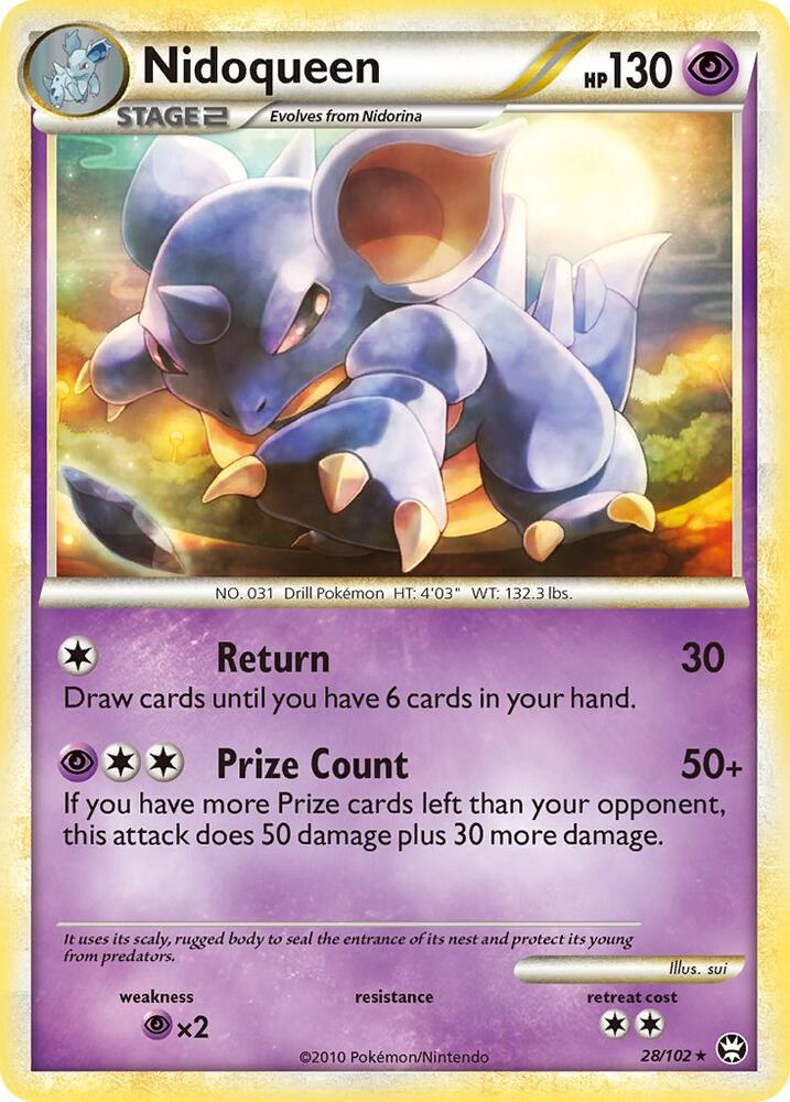 Pokemon Nidoqueen 28/102 Triumphant