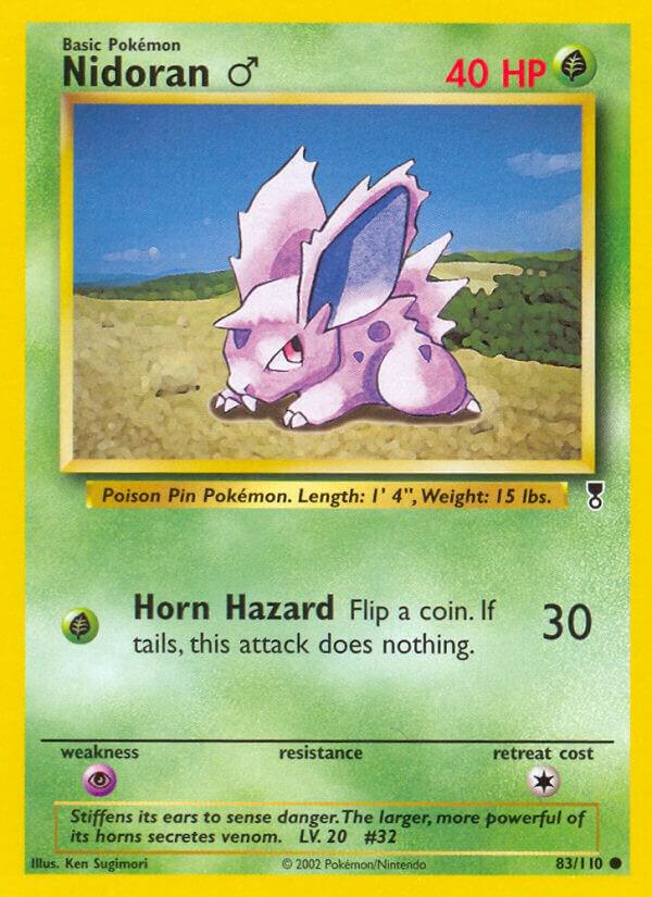 Pokemon Nidoran♂ 83/110 Legendary Collection