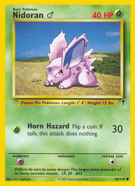 Pokemon Nidoran♂ 83/110 Legendary Collection