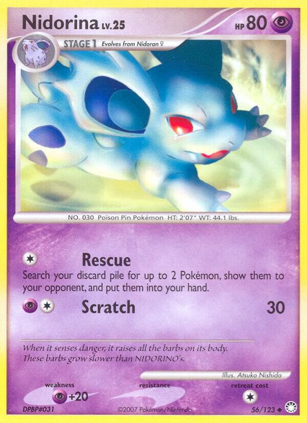 Pokemon Nidorina 56/123 Mysterious Treasures