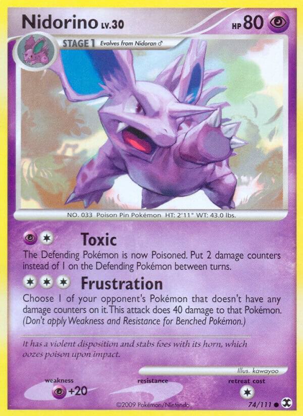 Pokemon Nidorino 74/111 Rising Rivals