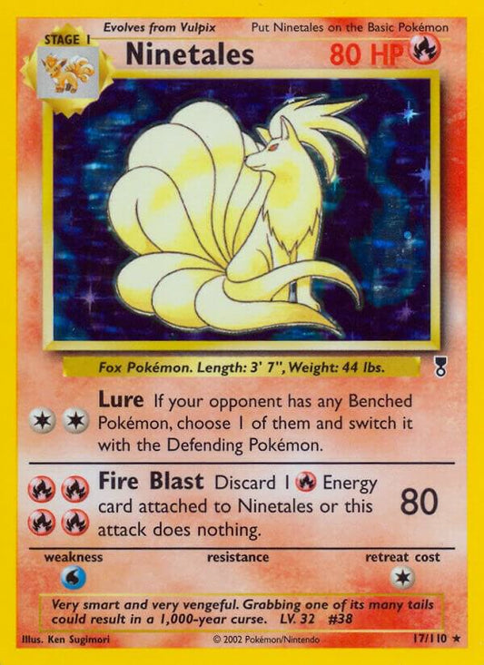 Pokemon Ninetales 17/110 Legendary Collection
