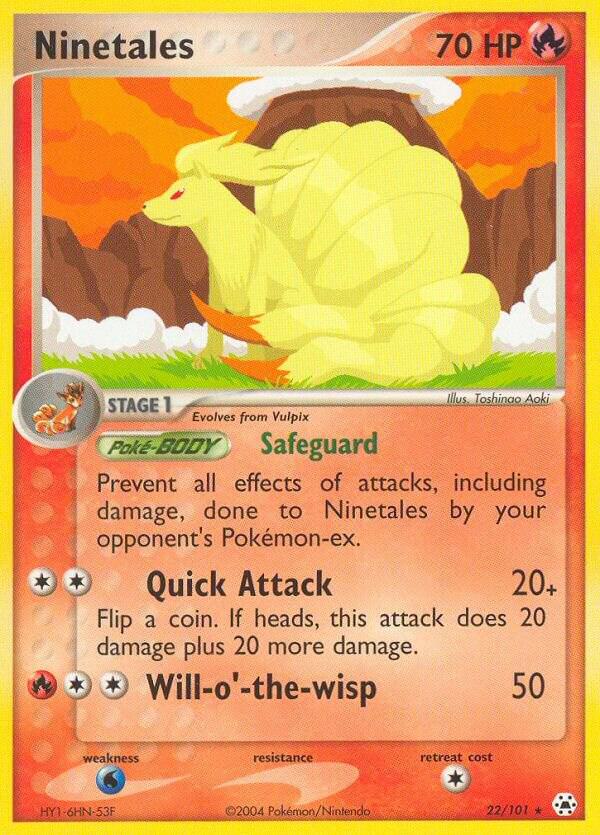 Pokemon Ninetales 22/101 Hidden Legends