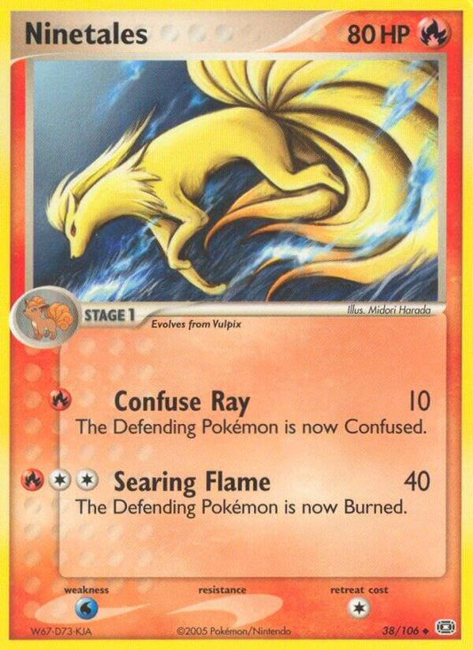 Pokemon Ninetales 38/106 Emerald